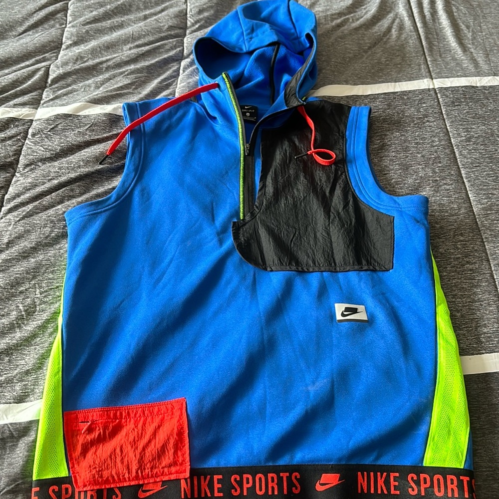 Blue Nike sleeveless shirt
